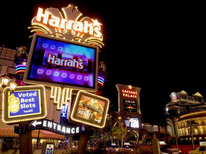 Leta 2005 je novogoriška igralniška družba Hit skupaj z največjo svetovno igralniško verigo Harrah&#39;s Entertainment, ki ima sedež v Las Vegasu, predstavila projekt največje naložbe v Sloveniji doslej.<br />
FOTO: Ethan Miller/Reuters
