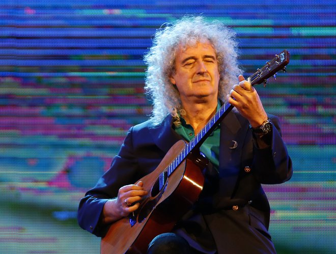 Brian May je<strong>&nbsp;</strong>eden od ustanoviteljev legendarne rock skupine Queen. FOTO: Darrin Zammit Lupi/Reuters
