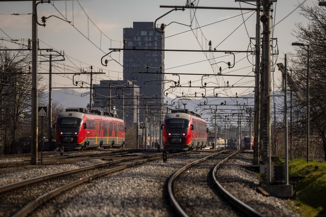 Železniški promet postaja bolj konkurenčen v primerjavi z drugimi načini prevoza. FOTO: Voranc Vogel/Delo