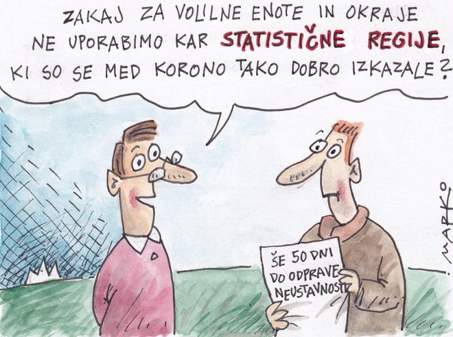 KARIKATURA: Marko Kočevar/Delo