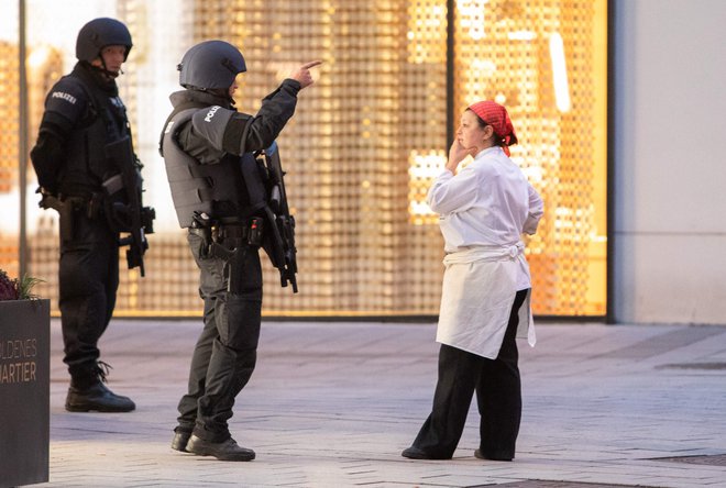 Današnji prizor iz središča Dunaja. FOTO: Alex Halada/AFP