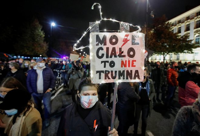 Moje telo ni truga. FOTO: Kacper Pempel/Reuters