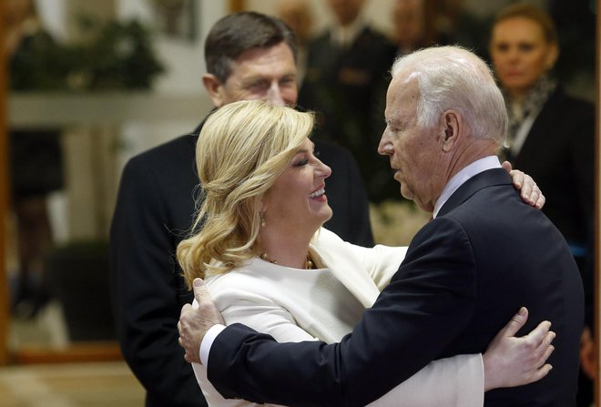 Joe Biden je nazadnje obiskal Hrvaško leta 2015 med vrhom &shy;Brdo-Brioni. FOTO: Matej Družnik/Delo