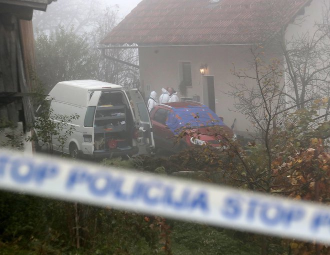 Prizorišče družinske tragedije FOTO: Dejan Javornik/Delo