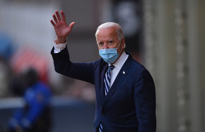 Joe Biden je obljubil, da bo predsednik vseh Američanov. Foto Angela Weiss/AFP