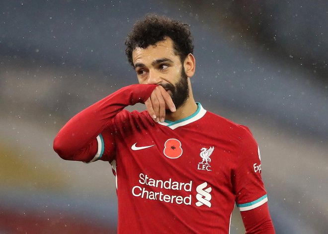 Mohamed Salah utegne izpustiti tudi kakšno tekmo Liverpoola. FOTO: Martin Rickett/Reuters