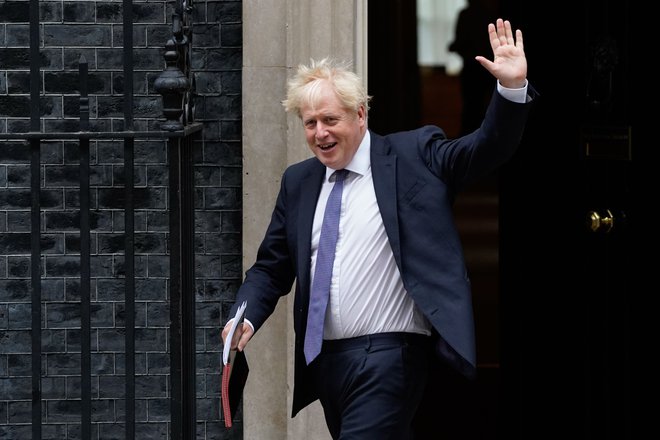 Britanski predsednik vlade Boris Johnson. FOTO: Niklas Halle'n/AFP