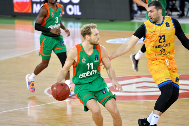 Jaka Blažič igra vse bolje. Foto Cedevita Olimpija