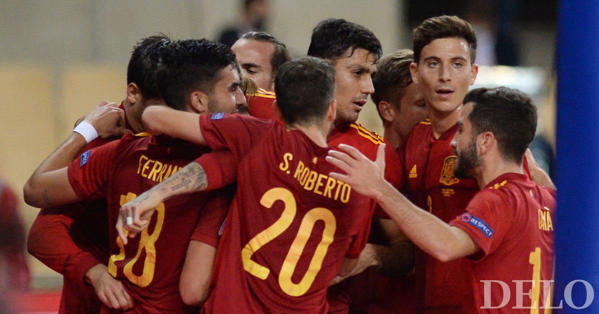 Mit sechs Toren im deutschen Tor erreichen die Spanier die Endrunde der Nations League