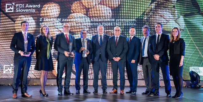 Najboljši tuji investitorji, prejemniki FDI Award Slovenija 2019. Foto: Mediaspeed/Vid Rotar.
