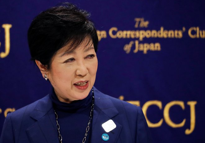 Guvernerka Tokia Juriko Koike je zgotovila, da bodo gostitelji olimpijskih iger naredili vse za varnost športnikov in drugih FOTO: Issei Kato/Reuters