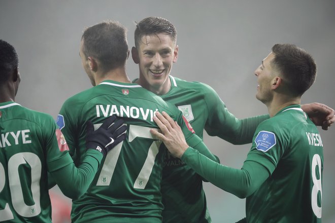 Olimpija je dosegla četrto zmago na zadnjih petih tekmah. FOTO: Uroš Hočevar/Delo