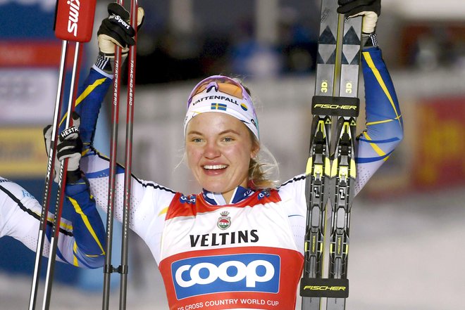 Švedinja Linn Svahn je najbolje štartala v novo sezono svetovnega pokala. FOTO: Emmi Korhonen/Reuters