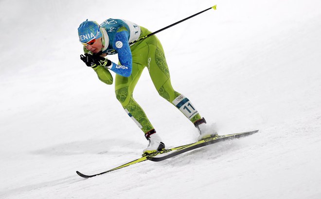 Naša vodilna smučarska tekačica je na premieri začela nabirati točke. FOTO: Matej Družnik/Delo