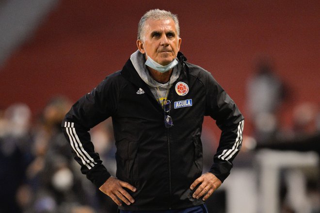 Carlos Queiroz je Kolumbijo prevzel februarja lani. FOTO: Rodrigo Buendia/AFP