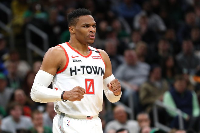 Russell Westbrook je v Houstonu zdržal le eno sezono. FOTO: Maddie Meyer/AFP