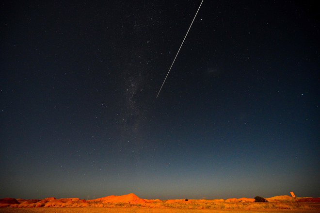 Takole je kapsula vstopila v atmosfero. FOTO:&nbsp;Morgan Sette Afp