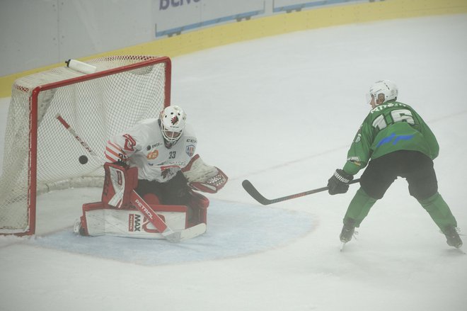 Olimpija je s porazom izgubila drugo mesto. Foto FOTO: Jure Eržen/Delo