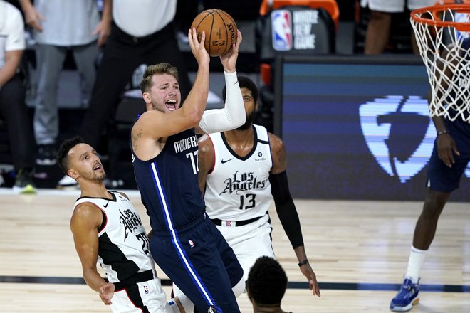 Luka Dončić bo prvi od slovenskega trojčka v NBA začel sezono in sicer 23. t. m. v Phoenixu. FOTO: Ashley Landis/USA TODAY Sports