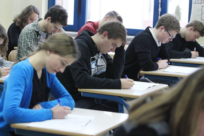 Matura prihodnje leto bo velika preizkušnja, saj se dijaki že pol leta izobražujejo na daljavo. FOTO: Leon Vidic/Delo