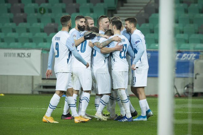 Slovenska nogometna reprezentanca je nazadnje brezhibno opravila nalogo v ligi narodov. FOTO: Jure Eržen/Delo