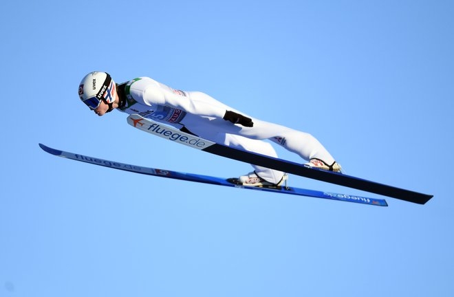 Marius Lindvik se je odločil, da izpusti svetovno prvenstvo v Planici. FOTO: Christof Stache/AFP.