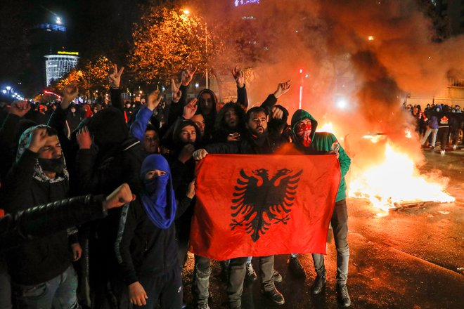 &nbsp;Protestniki. FOTO: Florion Goga/Reuters