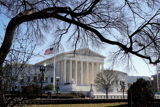 Vrhovno sodišče v ameriški prestolnici Washington.&nbsp;Foto Joshua Roberts/Reuters