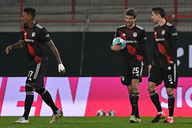 Bavarci so se iz Berlina vrnili zgolj s točko. FOTO: Tobias Schwarz/AFP