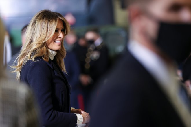 Melania Trump naj bi si po koncu soprogovega mandata želela samo še vrnitve na Florido. Foto Jonathan Ernst/Reuters