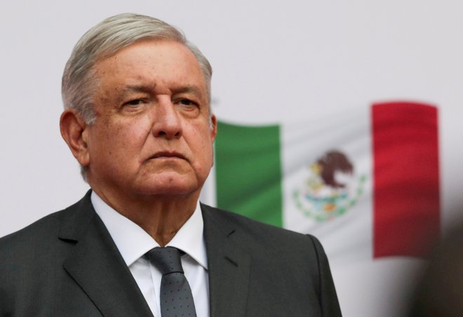 Mehiški predsednik Andrés Manuel López Obrador. FOTO: Henry Romero/Reuters