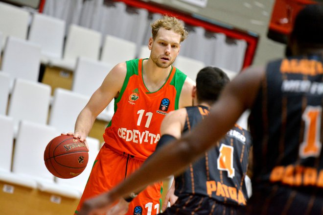 Jaka Blažič je vnovič prednjačil pri Cedeviti Olimpiji. FOTO Eurocup