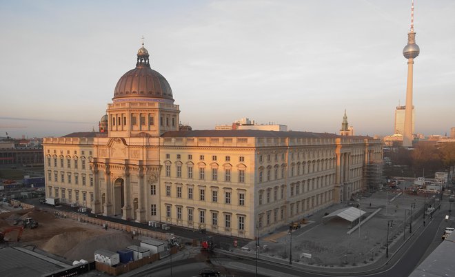 Vse zbirke in programe Humboldtovega foruma si bo mogoče ogledati šele ob koncu prihodnjega leta. Foto Humboldt Forum