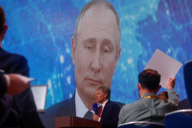 Putin je na vprašanja odgovarjal štiri ure in 29 minut, enajst minut manj kot rekordnega leta 2008. Foto: Maksim Šemetov/Reuters