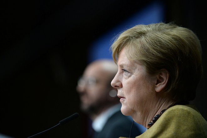 Sklad za okrevanje je zadnje veliko dejanje odhajajoče političarke Angele Merkel. FOTO: Johanna Geron/Reuters