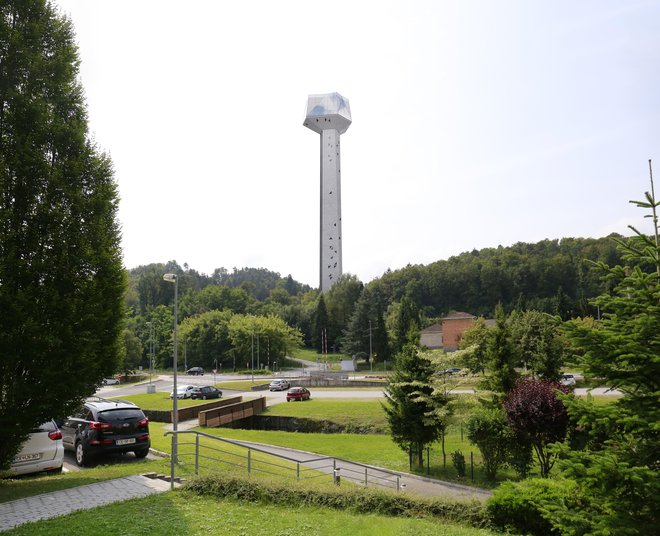 Stolp naj bi ponudil nove in drugačne razglede na neohistorični park in druge dele Rogaške Slatine. Računalniški prikaz: Korpnik produkcija