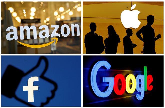 Predlog prenovljene digitalne zakonodaje je najbolj naprejen proti &raquo;veliki ameriški četverici&laquo;: Googlu, Amazonu, Facebooku in Applu. FOTO: Reuters