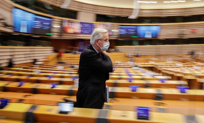 Glavni evropski pogajalec&nbsp;Michel Barnier. FOTO: Reuters