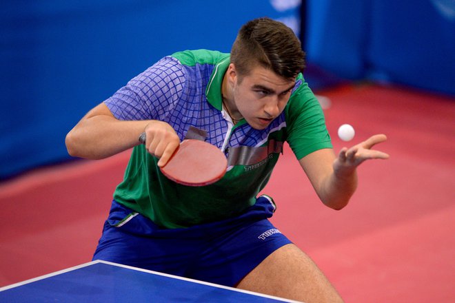 Darko Jorgić je v finalu lige prvakov dosegel edino točko za Saarbrücken. FOTO: Josep Lago/AFP