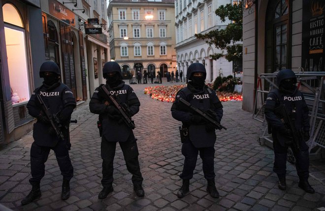 Dunaj je v začetku letošnjega novembra pretresel teroristični napad. FOTO:Joe Klamar/Afp