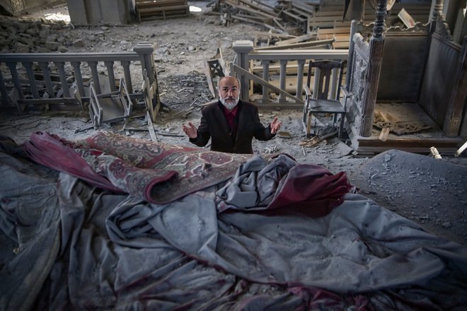 Vsega je bilo konec, ko je novembra padla v azerbajdžanske roke Šuša, drugo največje in strateško najpomembnejše mesto v Gorskem Karabahu. FOTO: Aris Messinis/AFP