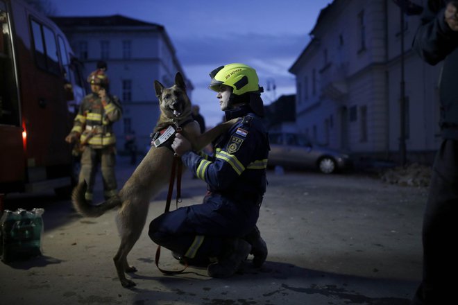 Petrinja po potresu. FOTO: Blaž Samec/Delo