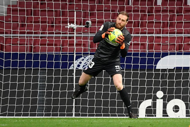 Jan Oblak je bil spet zelo razpoložen v vratih Atletica. FOTO: Oscar Del Pozo/AFP