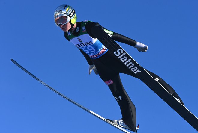 Anžeta Laniška je slabši doskok stal nove vrhunske uvrstitve. FOTO: Christof Stache/AFP