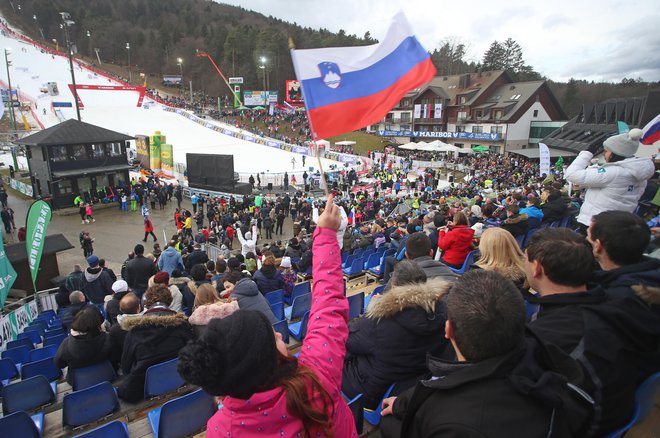 Maribor je nazadnje gostil tekmo za Zlato lisico februarja 2019. FOTO: Tadej Regent/Delo