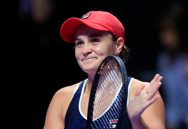 Prva igralka sveta Ashleigh Barty bo v Avstraliji nastopila na svojem prvem turnirju po 11 mesecih. FOTO: Aly Song/Reuters