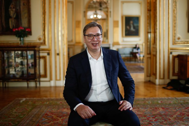 Srbski predsednik Aleksandar Vučić vlada brez relevantne opozicije. FOTO: Gonzalo Fuentes/Reuters