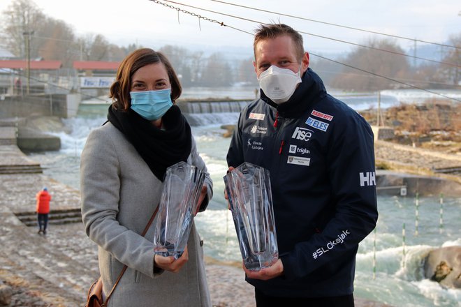 Naziva in priznanji za najboljšega sta šla v roke Eve Terčelj in Benjamina Savška. FOTO: Nina Jelenc/KZS