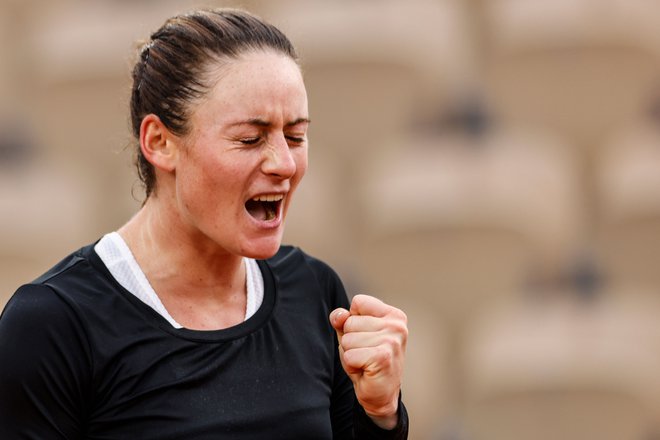 Tamara Zidanšek je uspešno vstopila v novo sezono. FOTO: Thomas Samson/AFP