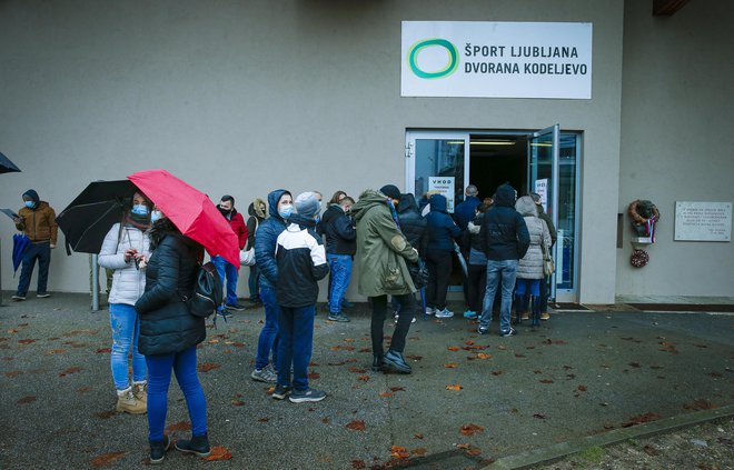 Testiranje bo od 11. do 15. ure v Športni dvorani Kodeljevo. FOTO: Jože Suhadolnik/Delo